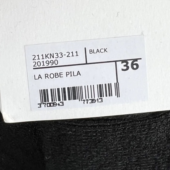 JACQUEMUS La Robe Pila Black Midi Dress Size: 36 - Picture 13 of 15